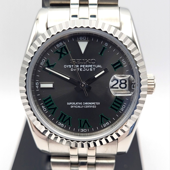 New Seiko Mod 39mm Automatic Watch - Picture 1 of 7